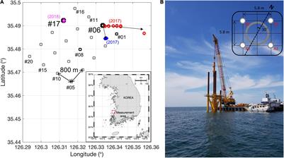 Measurements and Spatial Distribution Simulation of Impact Pile Driving Underwater Noise Generated During the Construction of Offshore Wind Power Plant Off the Southwest Coast of Korea